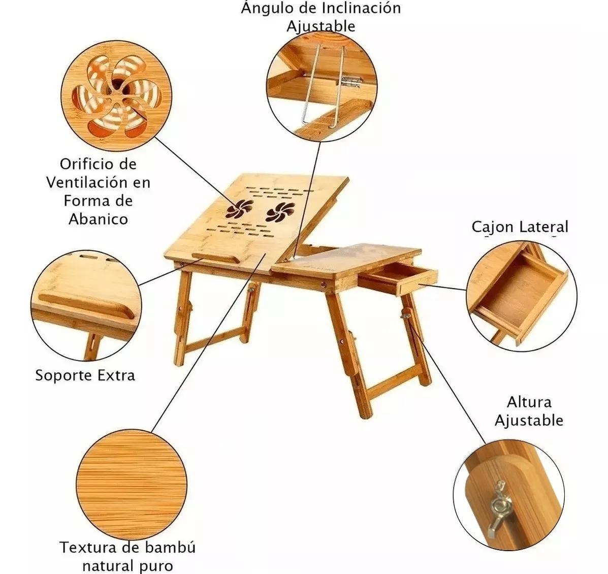 Segunda imagen para búsqueda de mesa para laptop plegable