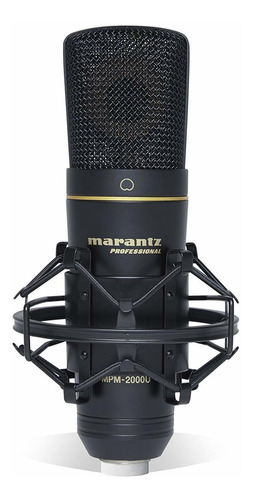 Microfono Condensador Profesional Usb Marantz Mpm-2000u Calidad Estudio Para Podcast Grabacionres