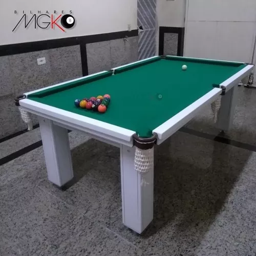 Mesa De Sinuca Bilhar Snooker Cinuca Ficha Pedra Bar