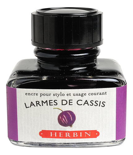 Tinta Para Caneta Tinteiro J. Herbin Larmes De Cassis 30ml