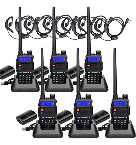 Rádio bidirecional Retevis RT-5r 128 canais Rádio Fm UHF VHF D