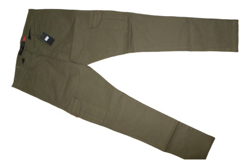 Pantalon Gabardina Cargo Hombre Con Bolsillos Grandes. Envio