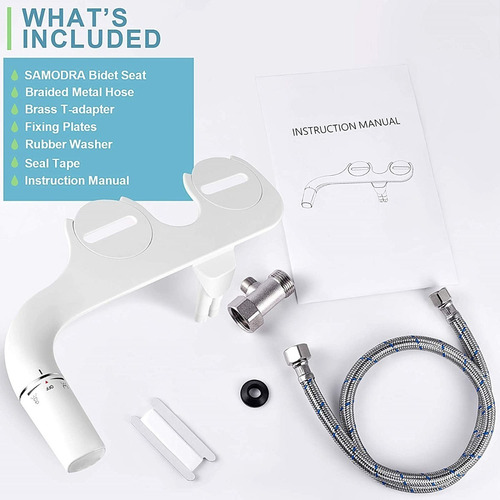 Imagen 5 de 7 de Bidet Para Inodoro Con Lavado Trasero Y Frontal Ajustable