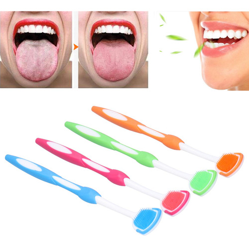 Raspador De Lengua, 4 Piezas Cepillo De Lengua Limpiador De