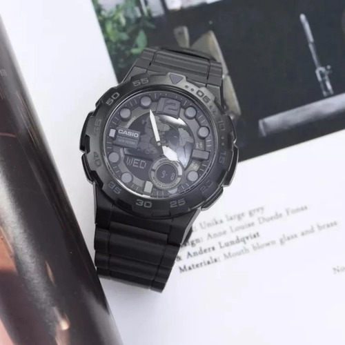 Reloj Casio Aeq-100w-1bv Hombre - Análogo Digital Negro