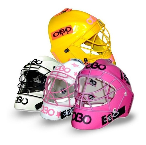 Casco Oficial Arquero Hockey Obo Promite Certificado Cesped