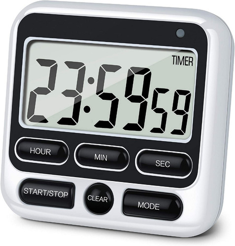 Temporizador Digital De Cocina Con Interruptor De Alarma