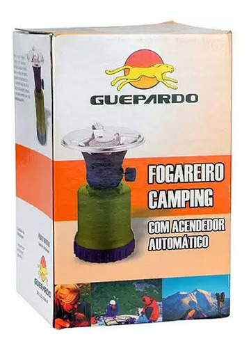Imagem 1 de 2 de Fogareiro Camping Com Acendedor Automático Marca Guepardo