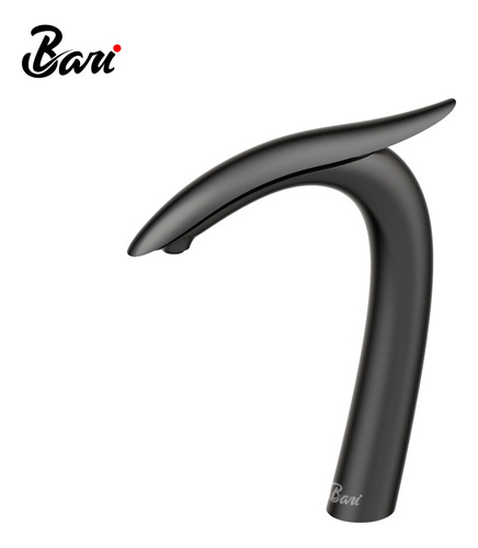 Griferia De Lavamano Draco 29 Cm Gunmetal Black Marca Bari