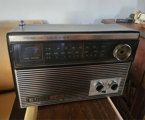 Radio Vintage Sony 7f 88y Am  Fm  Sw