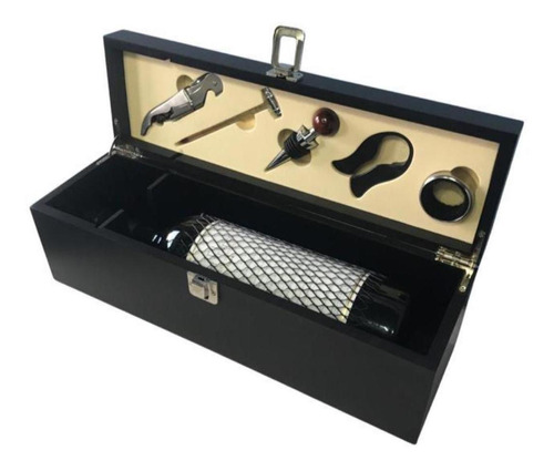 Kit De Accesorios De Vino Con Estuche Porta Botella Cuotas