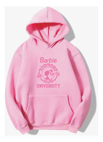 Buzo Barbie University Adulto Unisex Rosa #10