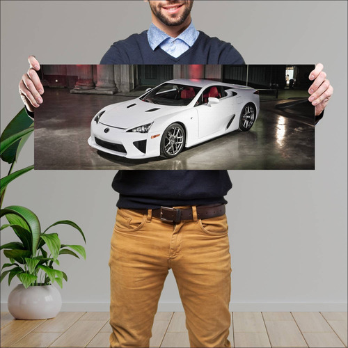 Cuadro 30x80cm Auto 2010 Lexus Lfa Auto 223