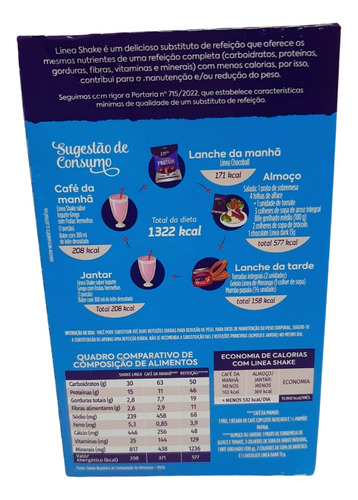 Shake Linea Iogurte Grego Com Frutas Vermelhas Premium 330g
