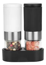 Comprar Mini Set De Molinos Manuales Para Sal Y Pimienta Acero Inox 