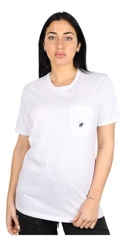 Remera Mujer Manga Corta C Bolsillo Oldtown Polo T. Especial