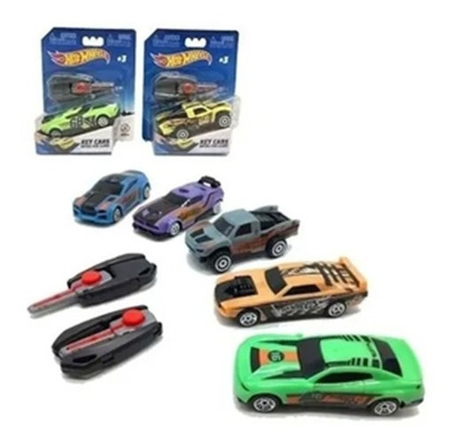 Auto Hot Wheels Key Cars Llave Lanzador 9cm Autito Tv Lelab