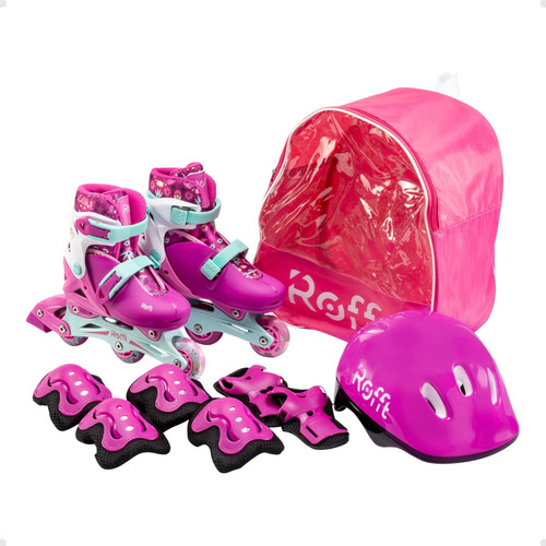 Rollers 2 En 1 Patin Extensible Kit Casco Protecciones Rofft