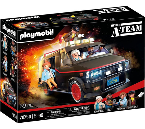 Playmobil 70750 La Furgoneta Del Equipo A, Diseño Icónico