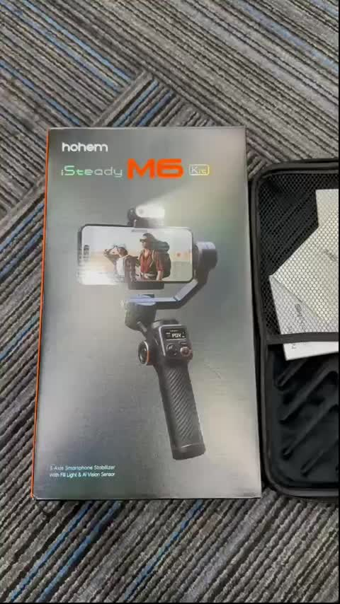 Estabilizador Gimbal Hohem Isteady M6 Kit 3eixos Modelo com luz de