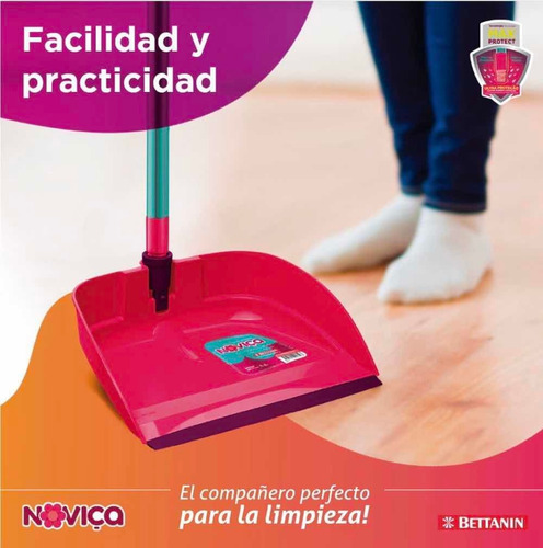 Pala Plástica Novica 1/2 Luna Con Mango Rebatible
