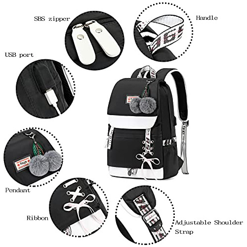 Mochila Asge Para Niñas Y Niños, Mochila Escolar Para Niñ