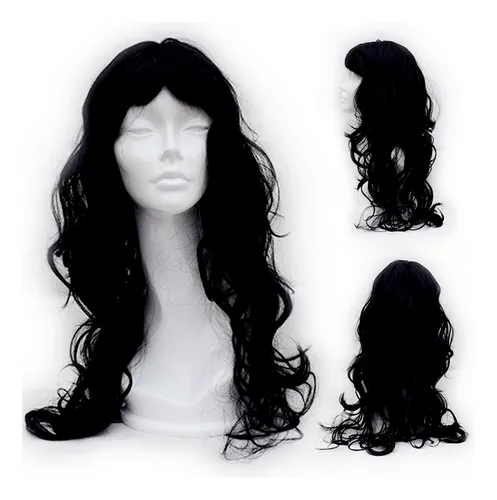 comprar Peluca Larga Con Flequillo Ondulada \u002F\u002F10520
