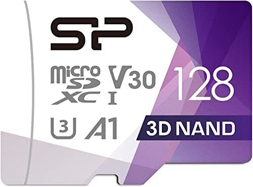 Silicon Power 128gb Micro Sd Card U3 Sdxc Up To 100mb/s High