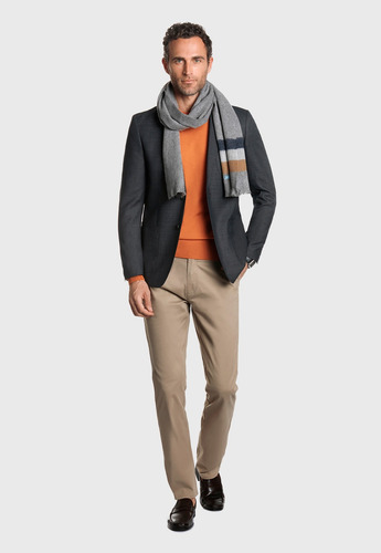 Imagen 2 de 5 de Blazer Hombre Delicias Gris New Man Fw 2022