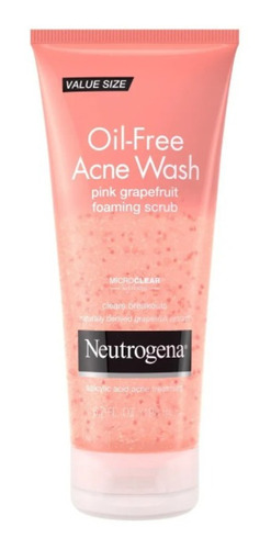 Neutrogena Oil Free Acne Wash Pink Grapefruit 198ml
