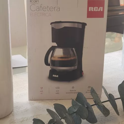 Cafetera Eléctrica Con Jarra De Cristal Rca Rc-Caf1 Negro