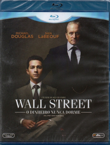 Wall Street O Dinheiro Nunca Dorme Blu-ray Novo Lacrado
