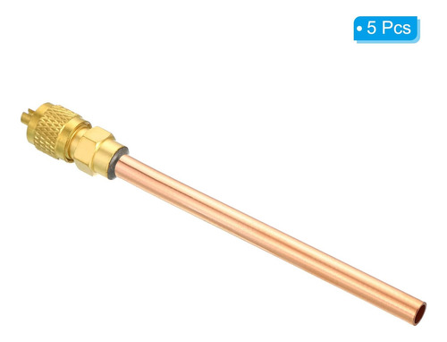 Válvula De Acceso De Servicio Sae De 1/4 Pulgadas X 1/4 PuLG