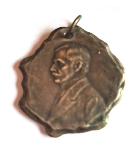 Antigua Medalla Homenaje Dr Luis Peluffo 1864-1920 B B10