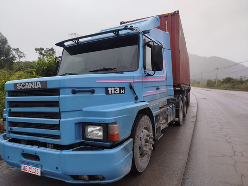 Scania T113 H 4x2 360 Diesel 362cv + Carreta Semi Reb