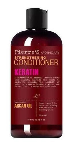 Acondicionador Pierre's Apothecary Keratina Restaura Cabello