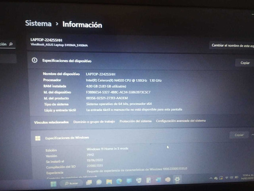 Laptop Asus (Usado)