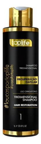 Shampoo Tratamento Proteico + Queratina Liquida Toplife 1l