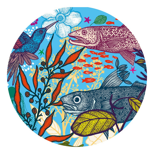 Puzzle Tierra Y Mar Djeco 97cm X 33cm 1000 Piezas
