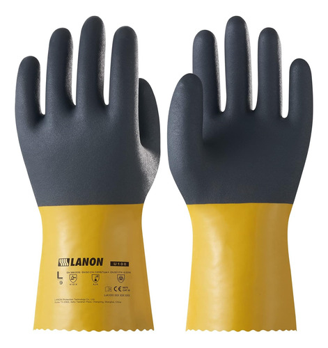 Guantes De Pvc Lanon, 3 Pares