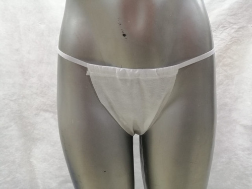 Tanga Blanca  Desechable Spa, Depilación,  50 Pzas