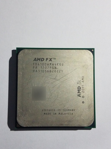 Procesador Amd Fx 4100 + Jeringa De Pasta Termica 95w Am3+ (Usado)