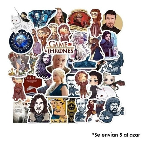 Pack X 5 Stickers Game Of Thrones