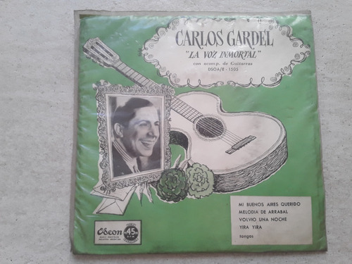 Carlos Gardel - La Voz Inmortal Yira Yira - Ep Vinilo Kktus