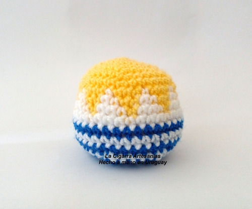 Pelota Para Footbag Uruguay Fuchi A Crochet