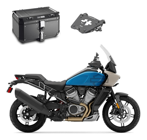 Kit Givi Bau Obkn58b+suporte Sra8400 Harley Pan America 1250