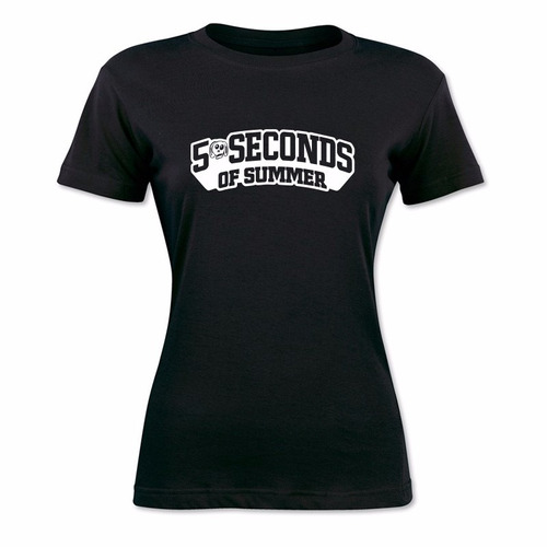 Remeras 5 Seconds Of Summer Mujer 100% Algodon Premium