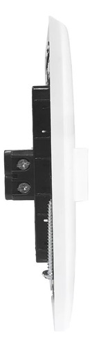 Placa Con Apagador Sencillo Economico Bticino Forza Blanco 10 A