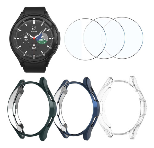 Estuche Protector Pantalla Para Samsung Galaxy Watch 4