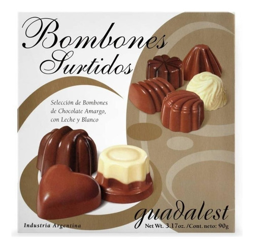 Bombones Surtidos De Chocolate Guadalest 90 Gr.
